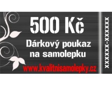 Dárkový poukaz 500Kč