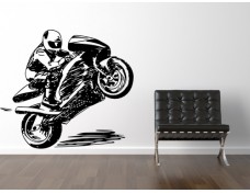 Kreslená motorka